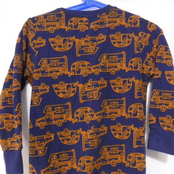 OLD NAVY | 3T | Navy Camper and Trailer All Over Print Onesie *Tear Back Of Leg - Picture 12 of 16